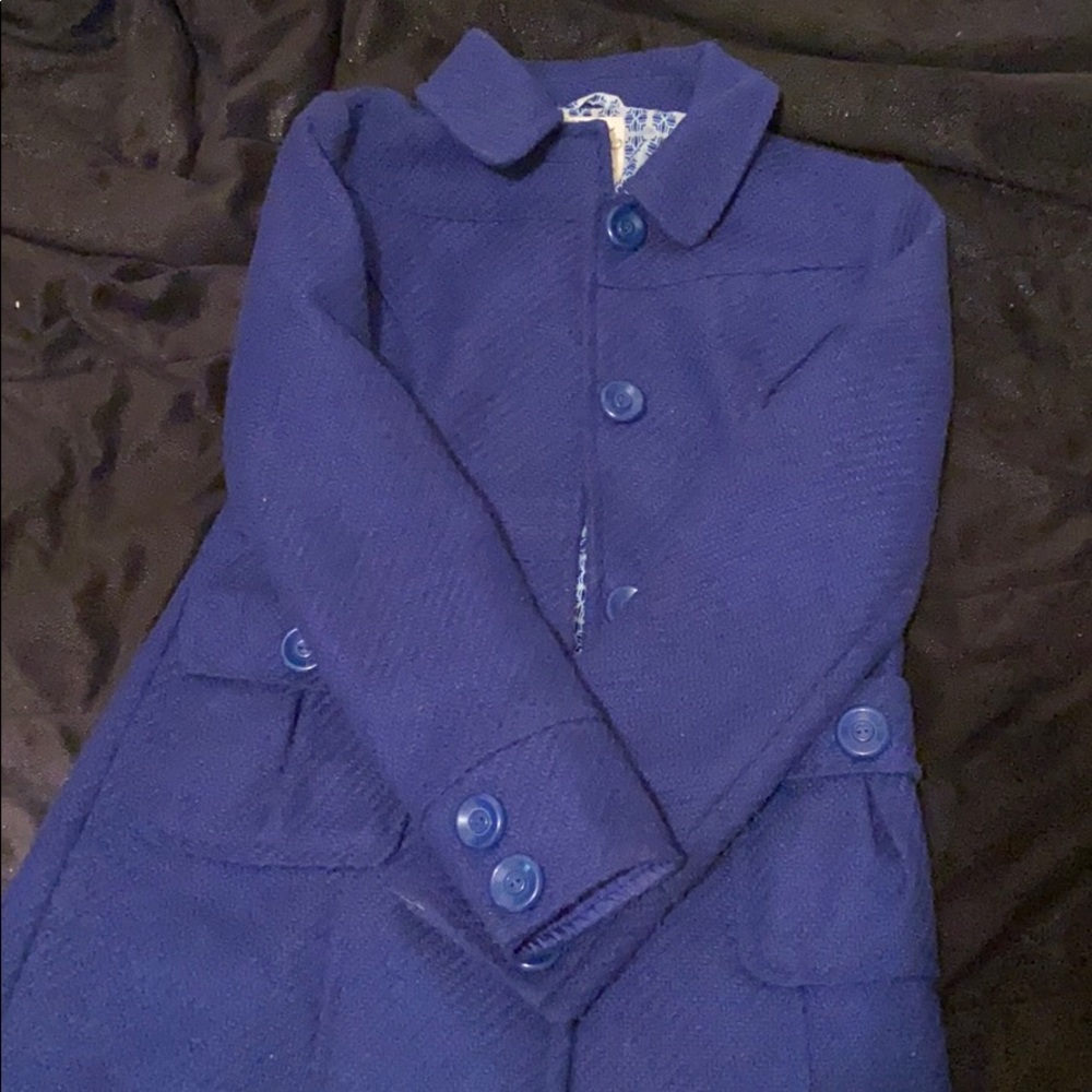 Blue pea coat💙